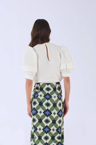 Beyond By Vera - Lily Puff Sleeve Top