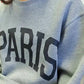 Basic Bae - Paris Round Neck Long Sleeve Air Scuba Sweatshirt