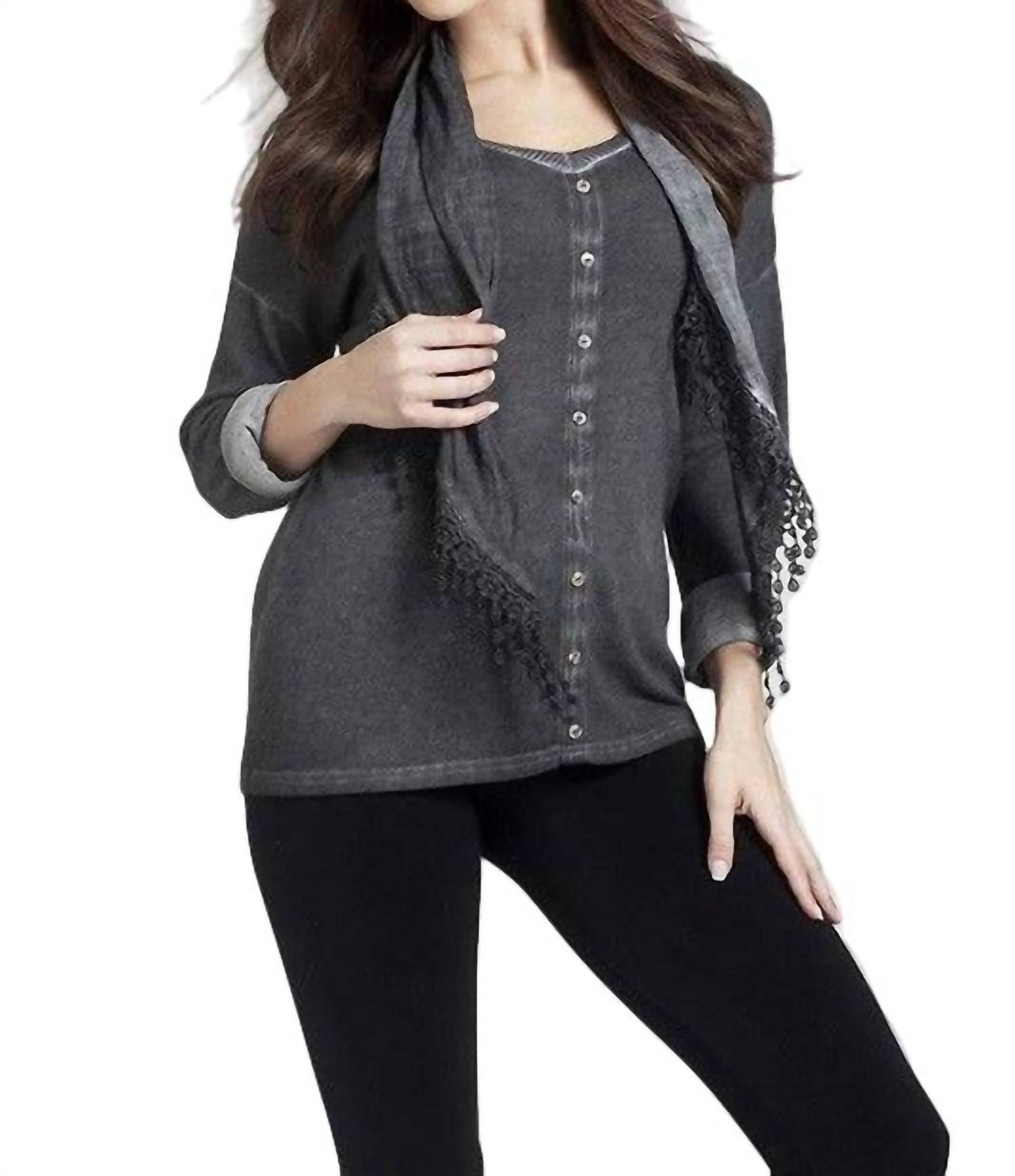 Angel - Front-to-Back Top w/ Scarf