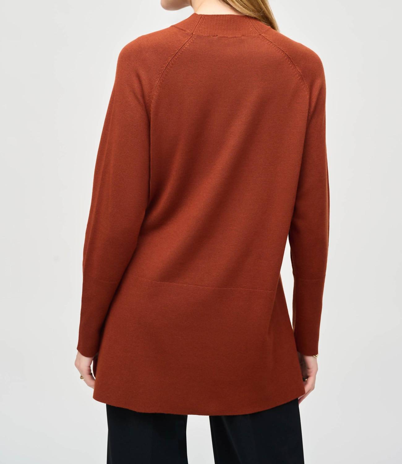 Joseph Ribkoff - Sweater Knit Mock Neck Tunic Top
