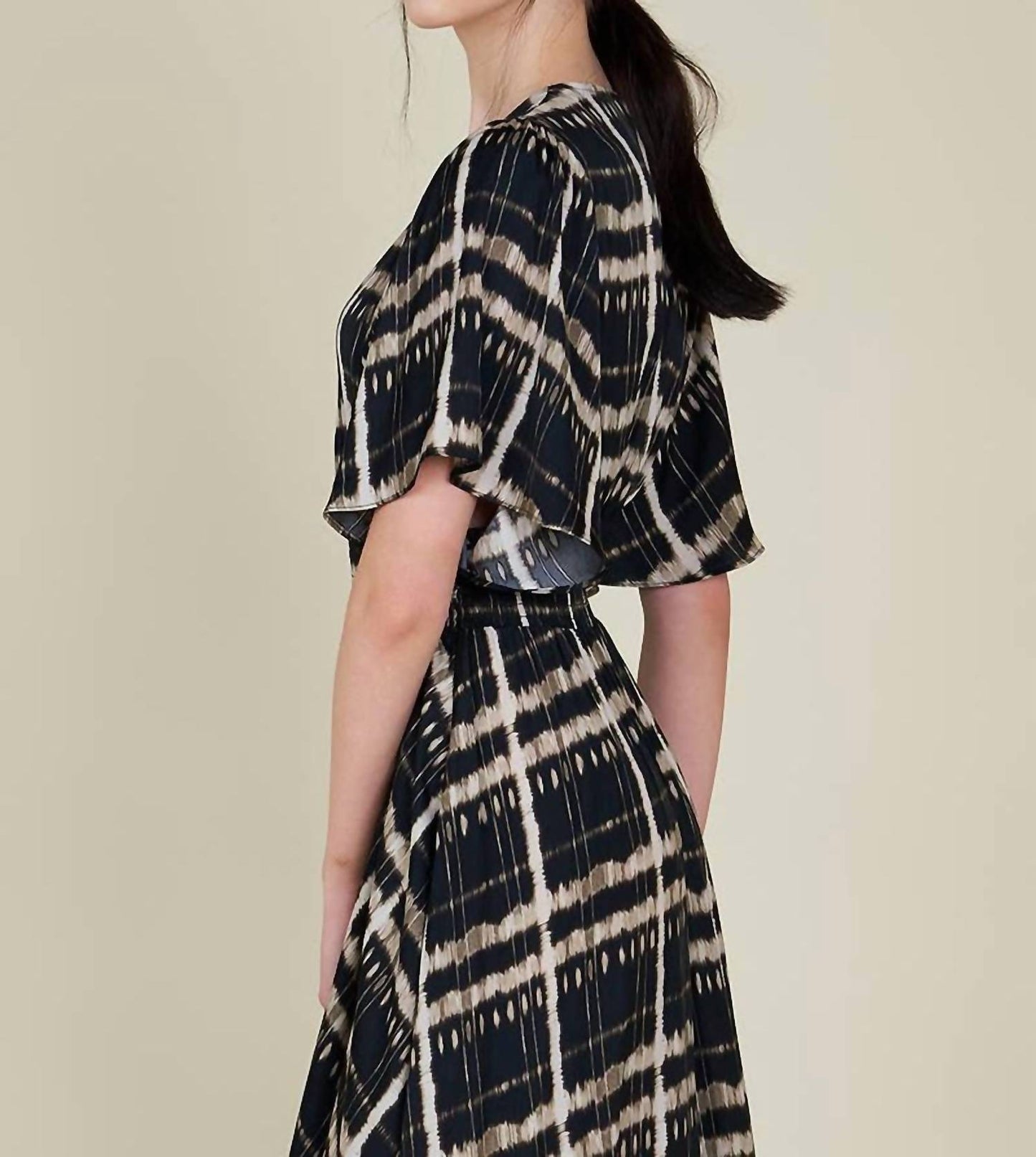Grade & Gather - Printed Unbalanced Dress