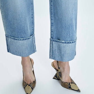 Pistola - Ryder High Rise Cuffed Straight Jeans