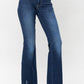 Judy Blue - Mid-rise Non Distressed Hem Bootcut Jeans