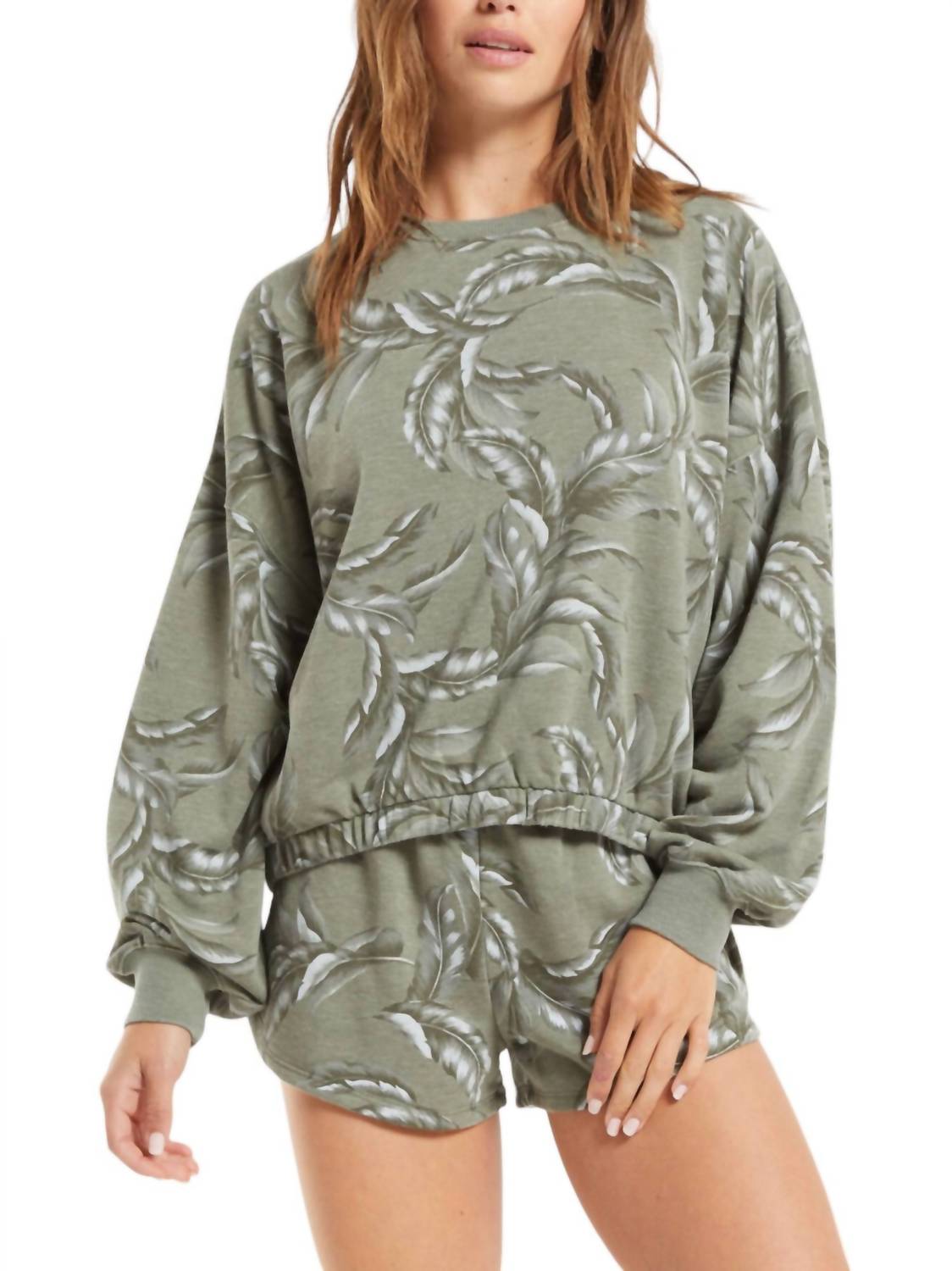 Z Supply - Mason Palm Pullover Top