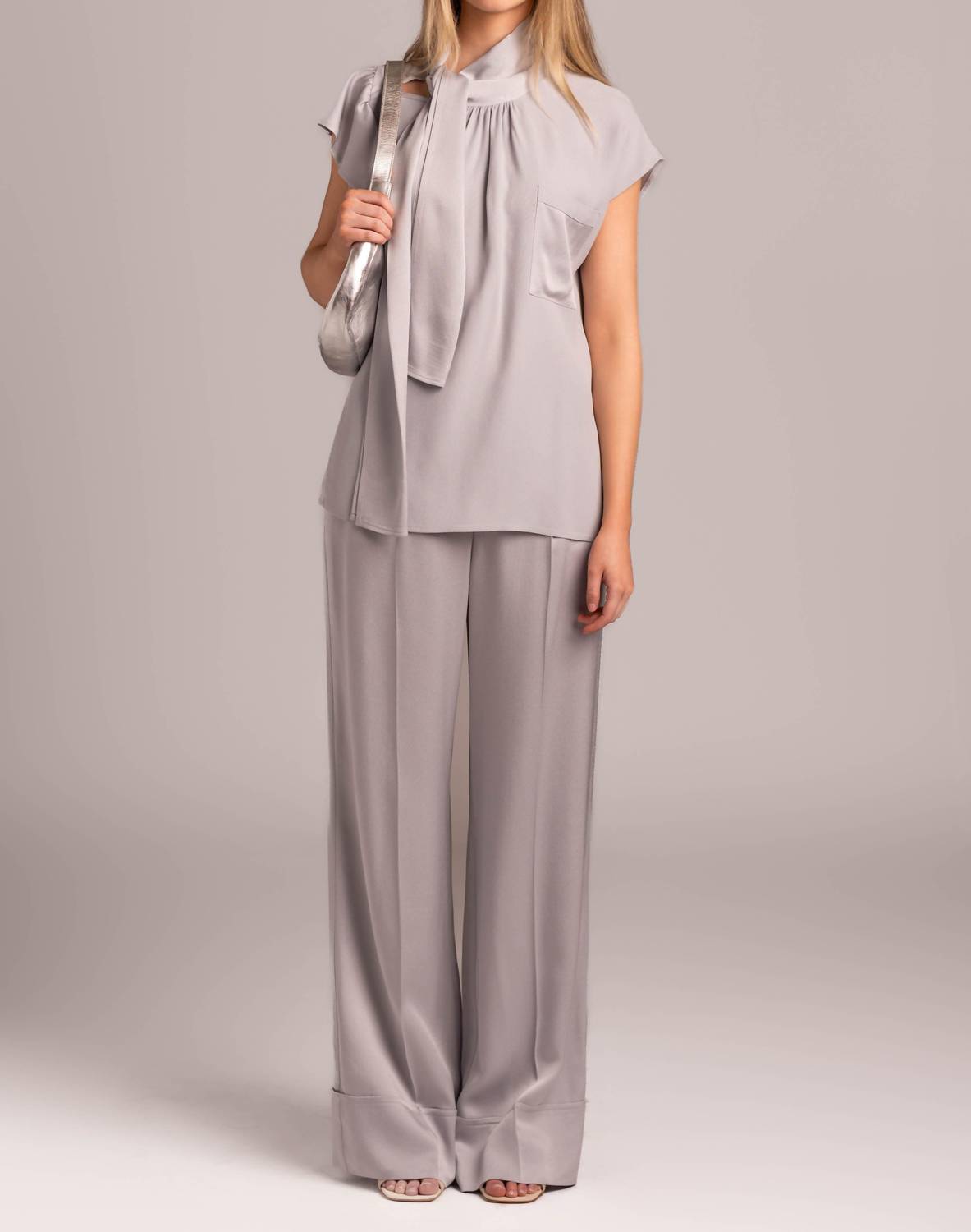 Beatrice .B - Polished Tie Blouse