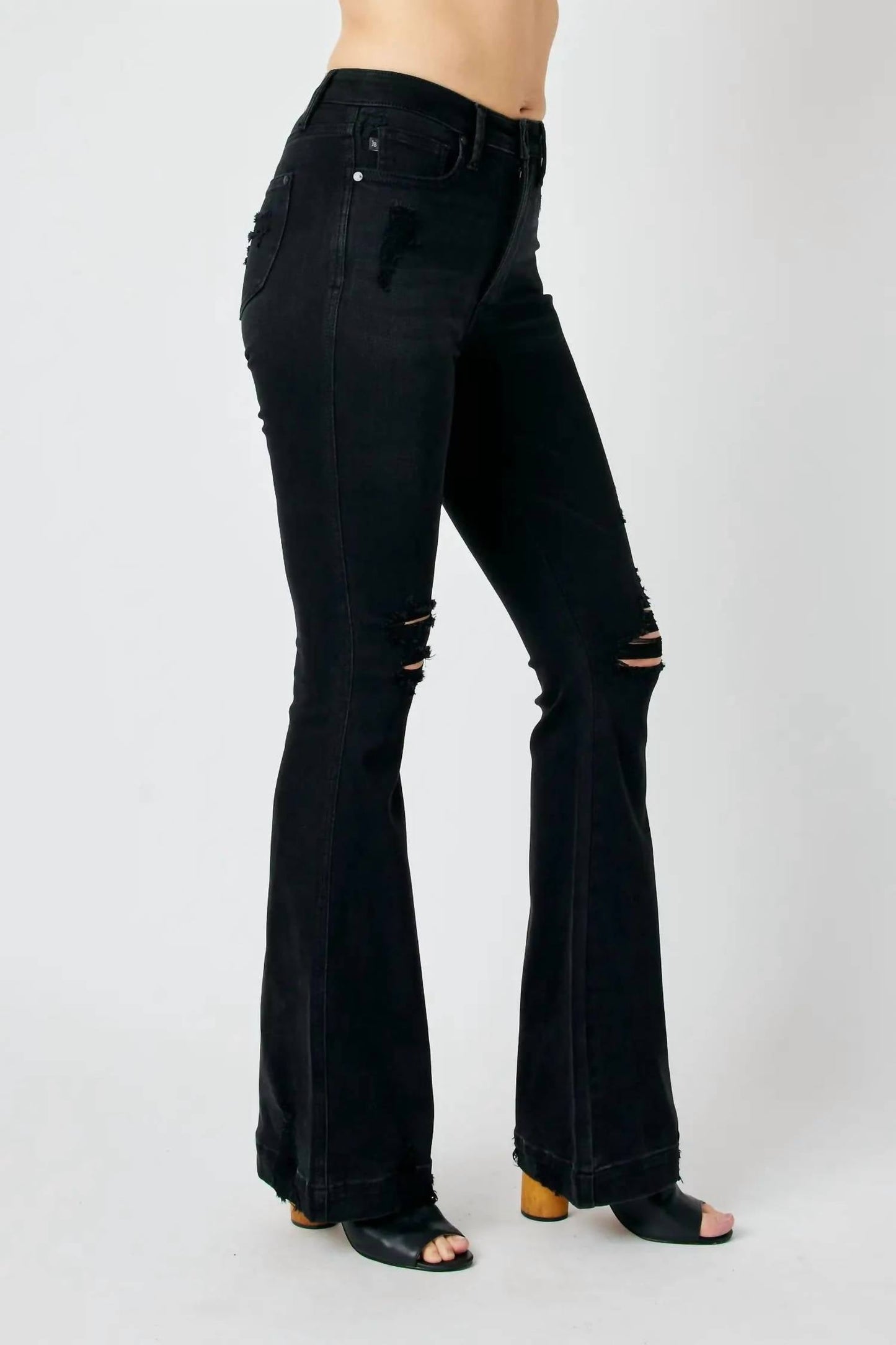 Judy Blue - High Waist Tummy Control Destroy Flare Jean