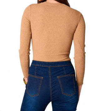 Buddylove - Nadia Long Sleeve Cutout Bodysuit