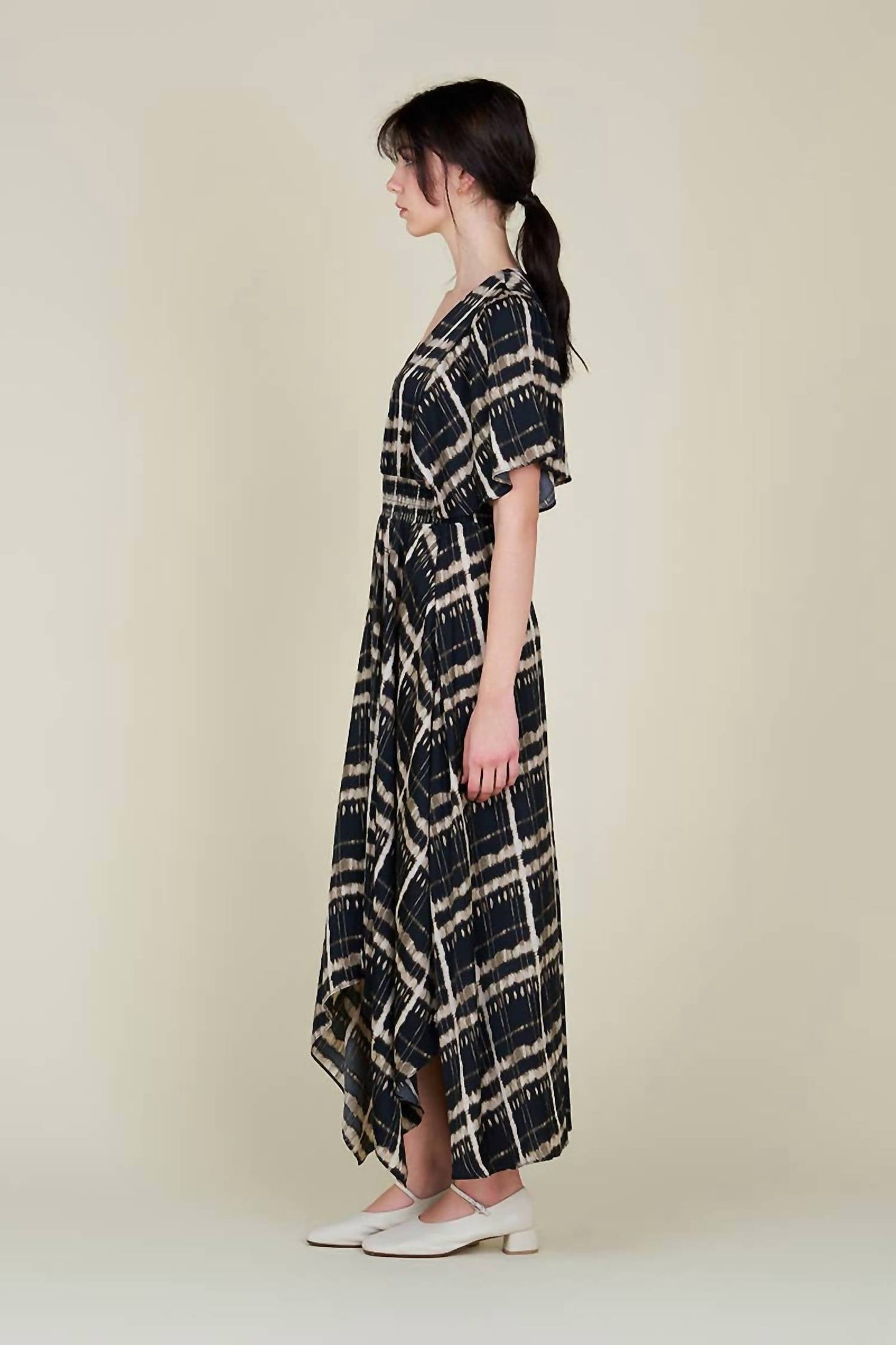 Grade & Gather - Printed Unbalanced Dress