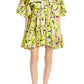 Aje Pelicano Ruffle Minidress in Horizon Citrus Floral, Size 6 Us