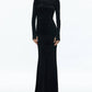 Alice + Olivia - Katherina Long Sleeve Ruched Maxi Dress