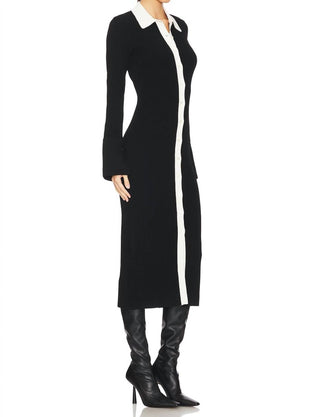 Autumn Cashmere - 2 Tone Polo Dress