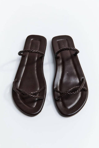 St. Agni - Women's Woven Rope Slide Sandal