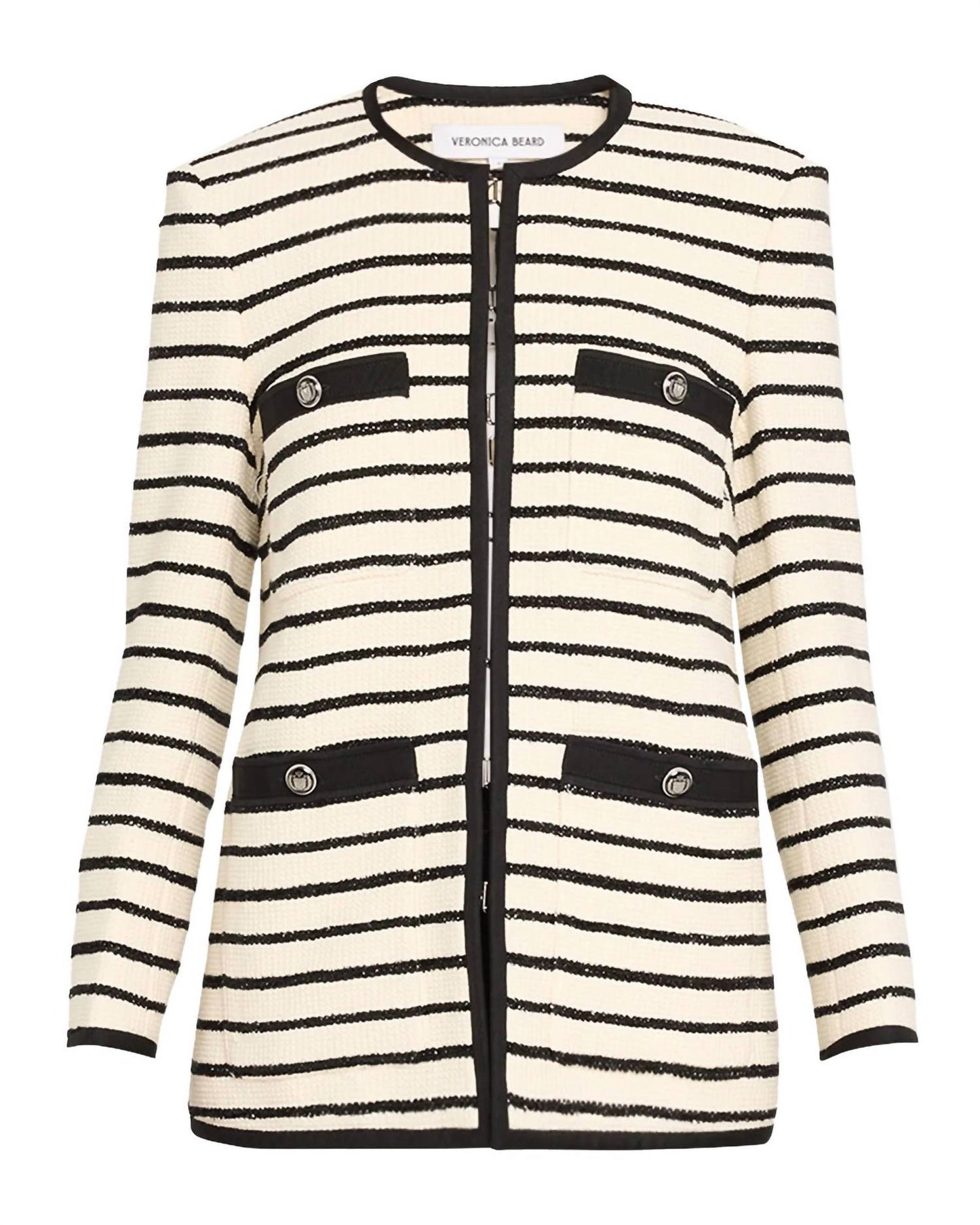 Veronica Beard - Foster Stripe Dickey Jacket