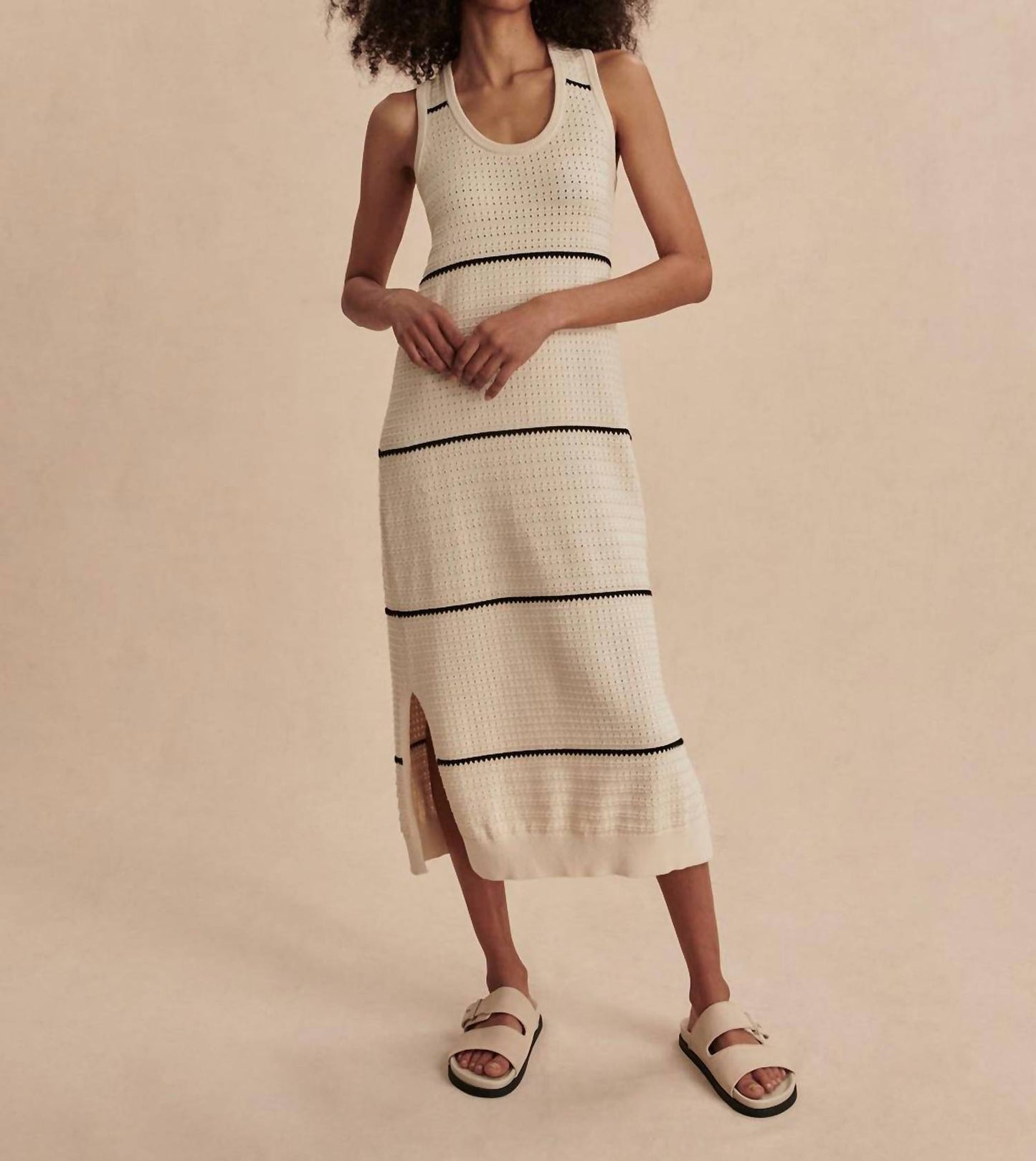 Varley - Scott Scoop Neck Midi Dress