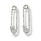 Jagged Halo Jewelry - Women's Safety Pin Earrings