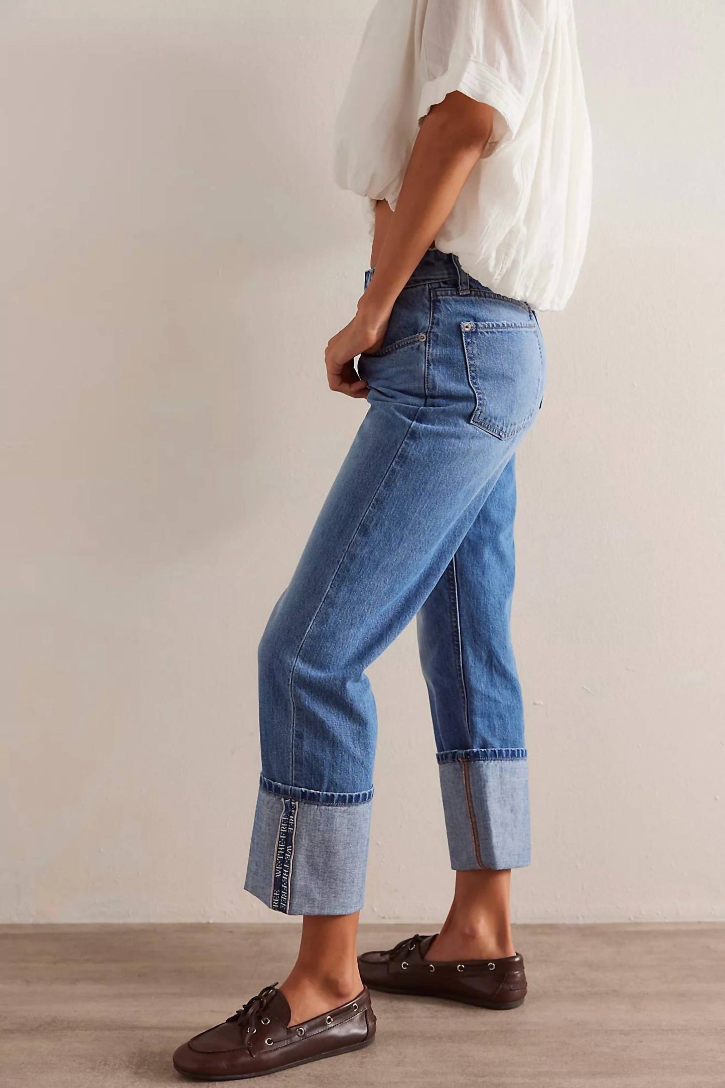 Free People - Slim Shade Selvedge Jeans
