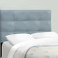 Transitional Upholstered Bed Frame