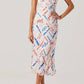 Astr - Joan Printed Maxi Dress