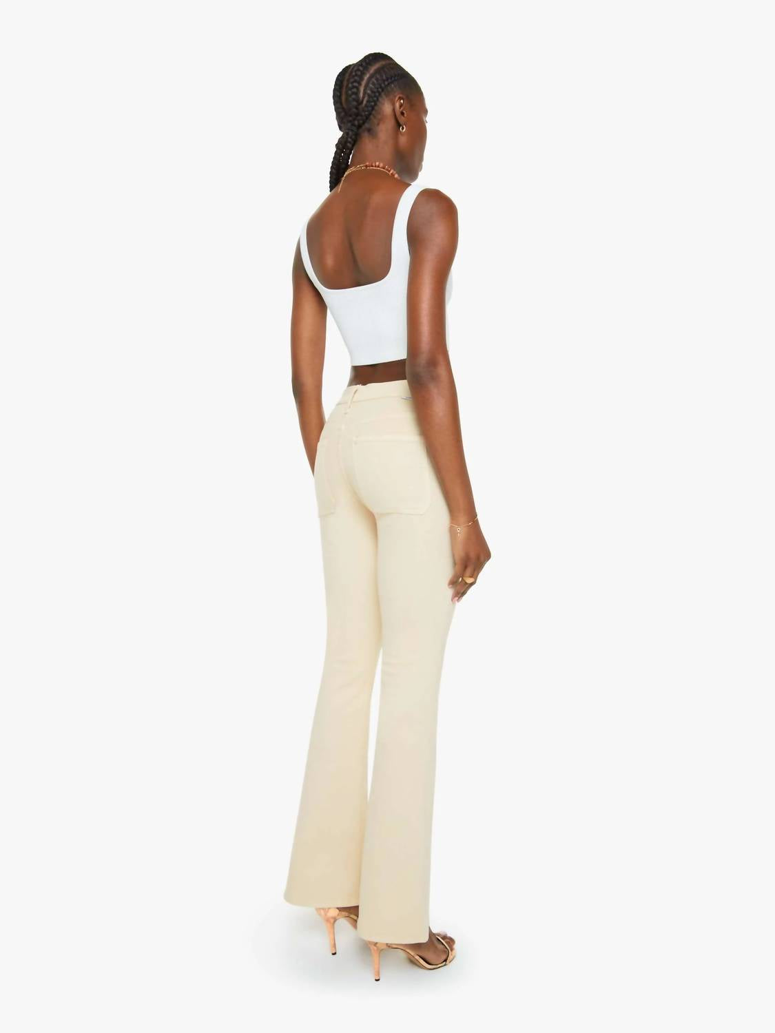 Mother - Patch Pocket Weekender Flared Jeans