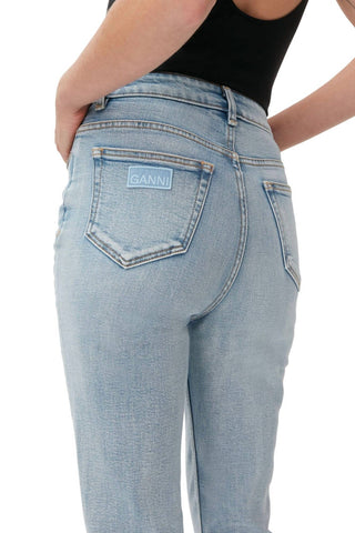 Ganni - Comfort Stretch Cutye Cropped Jeans