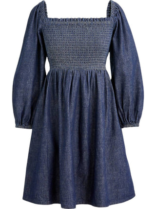 J.Crew - Smocked Puff Sleeve Dress