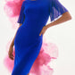 Joseph Ribkoff - Embellished Chiffon Sleeve Sheath Dress