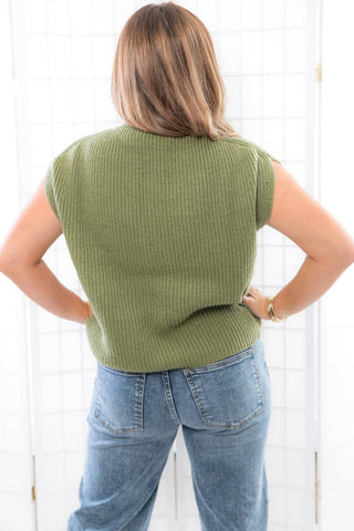 Thml - Turtleneck Ribbed Sweater Vest