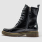 Kcr Group - Women's Premium Mid Patent Leather Boots
