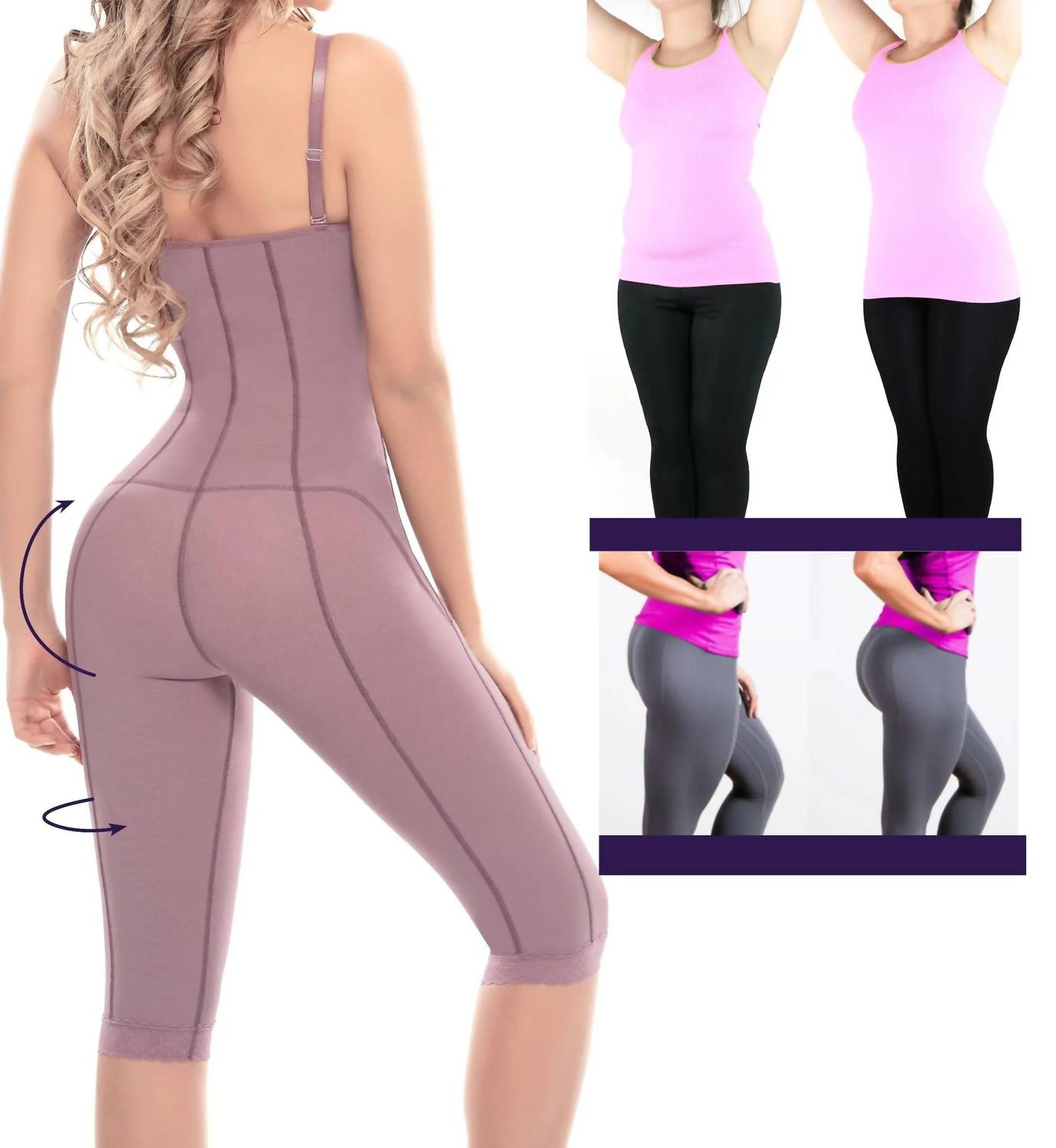Siluets - Ps2 Postpartum High Compression Long Leg Full Body Shaper