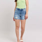 Judy Blue - High Waist Destroy Detail Denim Short