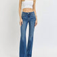 Risen - Costa Mid Rise Flare Jeans With Tummy Control