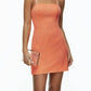 Alyce Paris - Jeweled Straps Sparkle Mini Dress
