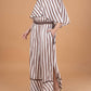 Anniewear - Knit Stripe Jumpsuit