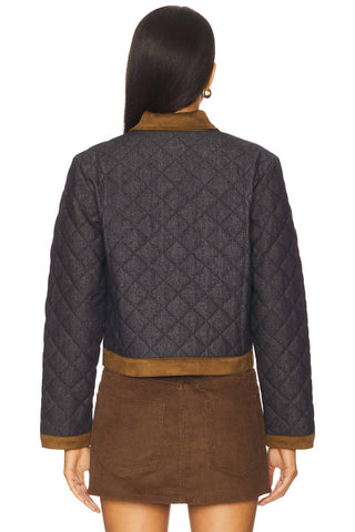 Steve Madden - Agatha Denim And Faux Suede Jacket