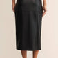 Z Supply - Reine Vegan Leather Midi Skirt