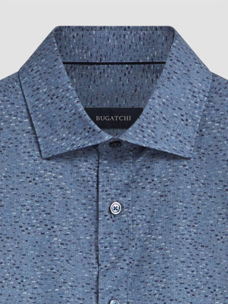 Bugatchi Uomo - Specks 6 Way Stretch Long Sleeve