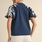 Jodifl - Gwen Embroidered Puff Sleeve Top