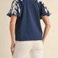 Jodifl - Gwen Embroidered Puff Sleeve Top