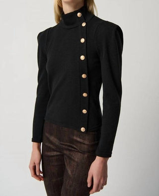 Joseph Ribkoff - All Buttoned Up Sweater