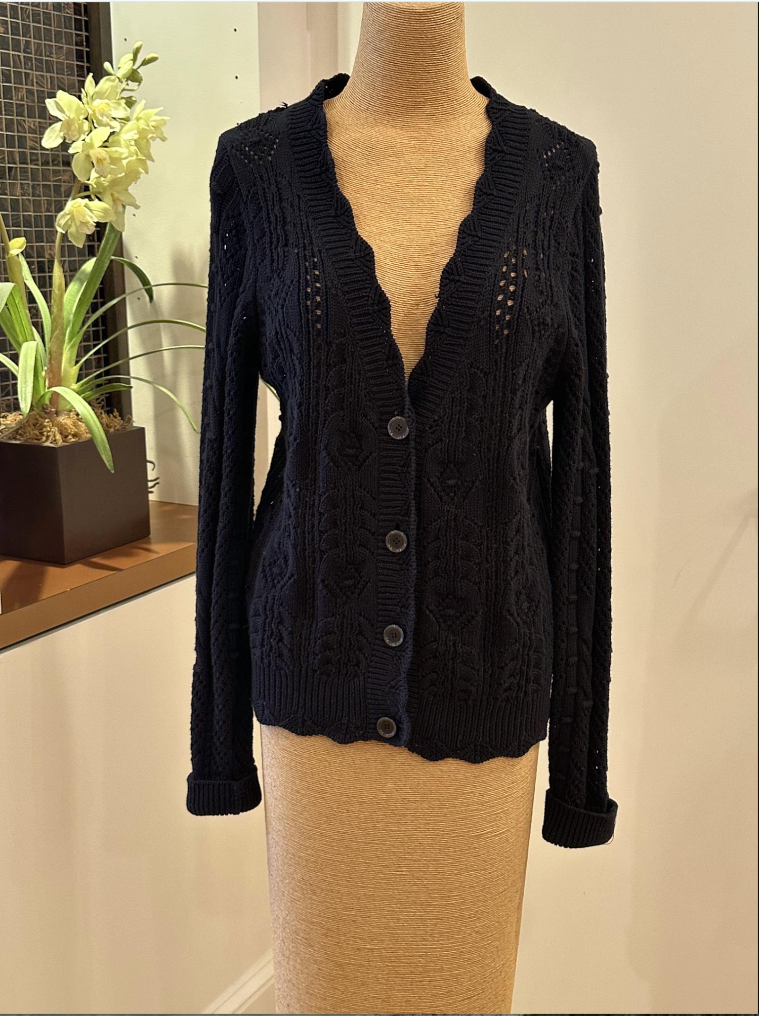 &Isla - Women's Dahlia Pointelle V Cardigan