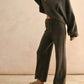 Miou Muse - Two Tone Sweater Pants