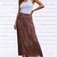 Diva Usa - Boho Patchwork Printed Maxi Skirt