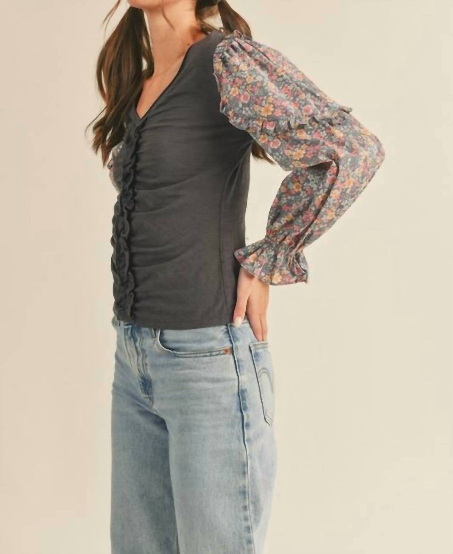 &Merci - Flirty Ruffles Blouse