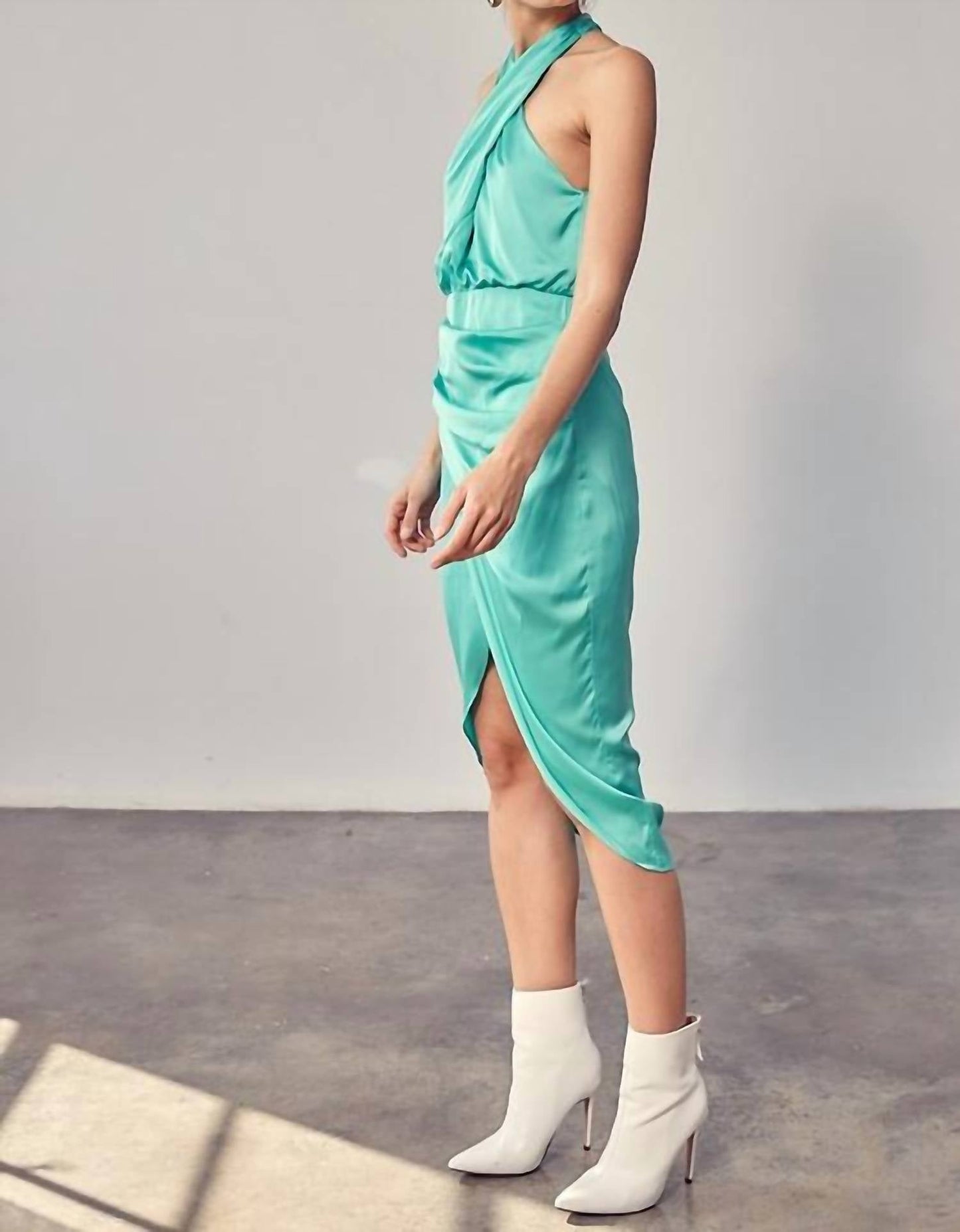 Do+Be - Wrap Cross Neck Dress