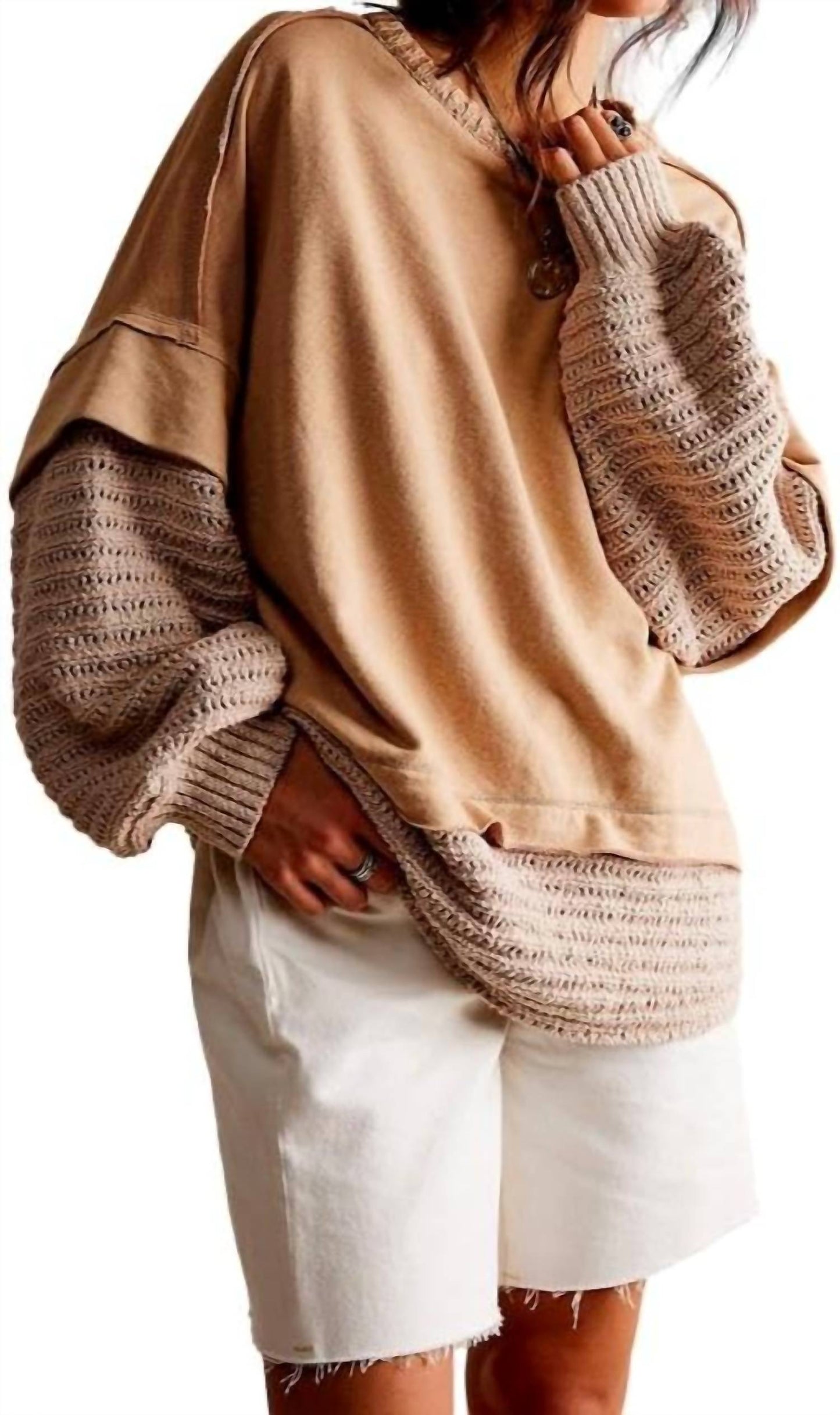 Free People - Women's Holly Twofer Pullover