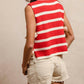 Bibi - Sandie Striped Side Tied Vest