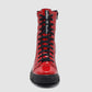 Helios - Women's Medusa Fur-lined Zip-up Leather Boots