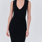 Endless Rose - Sleeveless Rib Midi Dress