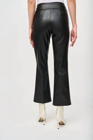 Joseph Ribkoff - Leather Kick Flare Pant