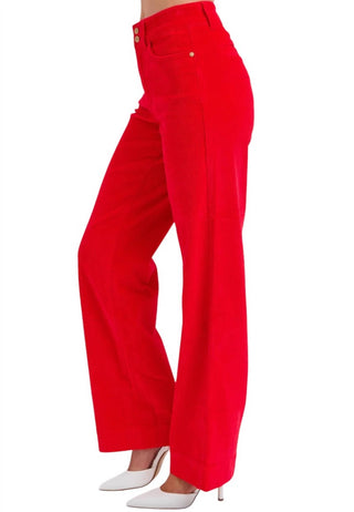 Judy Blue - Corduroy Wide Leg Trouser